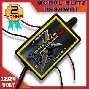 modul lampu blitz pesawat variasi motor mobil 12/24 volt