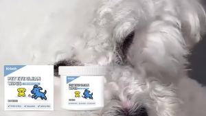 60Pcs Pet Tear Stain Remover Wipes Eye Cleaning Wipes For Cats Dogs Eliminate Eye Odor Relieve Eye Discomfort Pet Grooming Wipes