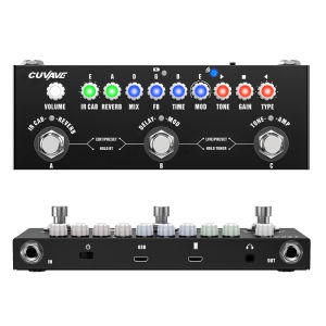M-VAVE | CUVAVE Cube BABY Guitar Multi-effects Pedal Processor Chorus Delay Reverb Effect Rechargeable Electric Guitar Effect Pedal
