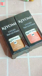 (51-90) KIYOMI NAIL GEL POLISH UV/LED Cat Kuku Gel Warna polos YM002