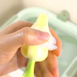 (3pcs/5pcs)Baby bottle nipple cleaning brush nipple sponge brush Pacifier brush