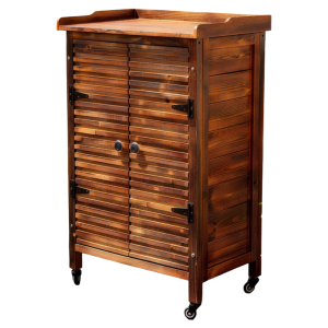 XiMei WoodWork | Waterproof Portable Outdoor Storage Cabinet with Wheels
