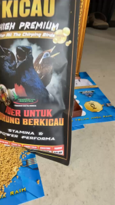 BMW Top Kicau Voer Coklat High Premium Pakan Burung Harian untuk Murai Kacer Anis Wambie
