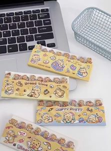 S62  โพสต์อิท ลายการ์ตูนหมีน้อย สติ๊กเกอร์การ์ตูน กระดาษข้อความ พร้อมส่ง