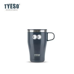 TYESO | Cốc Giữ Nhiệt Bằng Thép Không Gỉ Tyeso Có Tay Cầm Cốc Du Lịch Đựng Cà Phê Di Động Dùng Được Cho Đồ Uống Nóng Và Lạnh Thân Thiện Với Môi Trường Dùng Được Ở Văn Phòng Nhà Cửa Và Ngoài Trời