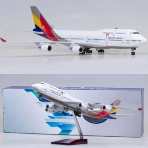 47Cm B747 Asiana Mô Hình Máy Bay Tỉ Lệ 1:157 Nhựa Máy Bay Chở Khách Đồ Chơi Cho Bé Trai Trẻ Em Bộ Sưu Tập Thương Hiệu ZOCO