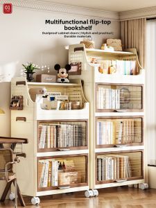 Student Child Bookshelf Storage Rack Movable