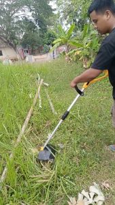 KEELAT 20V Grass Cutter Cordless Lawn Mower Garden Tool Lawnmower Portable Brushless Grass Trimmer