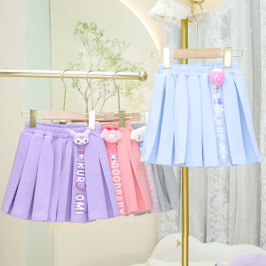 กระโปรงจับจีบ JK สไตล์ตะวันตกสำหรับเด็กผู้หญิงฤดูใบไม้ร่วงและฤดูหนาวแบบใหม่2024กระโปรงสำหรับลูกน้อยเด็กผู้หญิงกระโปรงสั้นนักเรียนแฟชั่นสำหรับเด็ก