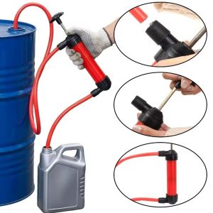 200cc High Quality Inflatable Tube Hose Liquid Petrol Gas Transfer Car Accessory Portable Manual Pump Oil Siphon Hand Suction Tool
