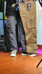 KOK [BISA COD GRATIS ONGKIR] Celana Cargo Panjang Pria Hitam Panjang Chargo Gunung Santai Murah