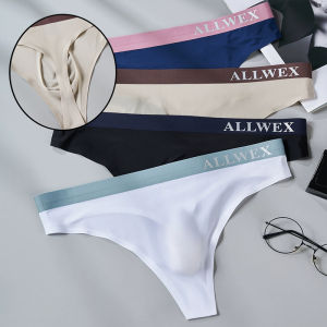 Quần lót cạp trễ Đồ lót nam sợi vitcô không đường may quần lót t-back