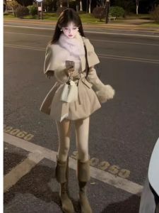 CHANGTONG | Stylish Petite Belted Coat