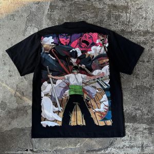 Bandai | Thousands of Unique American Reprints of Floral Classics From Japanese Manga Soren Vintage Short-sleeved T-shirt Tops