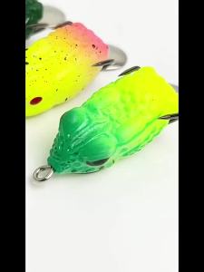 New Outdoor Luya long-range thunder frog 2.5cm/3g mini frog hits black software toad frog double hook noise sequinsAcc