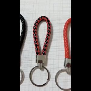 Anti-Lost Car Key Pendant Split Rings Keychain Phone Number Card Keyring Auto Vehicle Lobster Clasp Key Chain Car Accessories