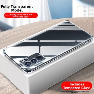 Henyou | Transparent Drop-Resistant Soft Silicone Full Coverage Case