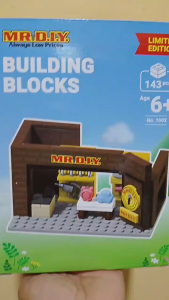 Mr. DIY Building Blocks 143 pcs Limited Edition Store Scene action figure