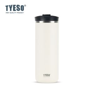 TYESO | Tyeso 750ml Thermoses French Press Vacuum Flasks Mug Stainless Steel Cold Brew Coffee Maker Tea Infuser Double-Wall Insulated