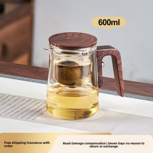 CHAHUANGZI | One-Click Filter High-End Glass Tea Pot