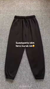 Celana Olahraga Jogger Training Wanita Pria Bahan Premium / Celana Sport Wanita Sweatpants Korea