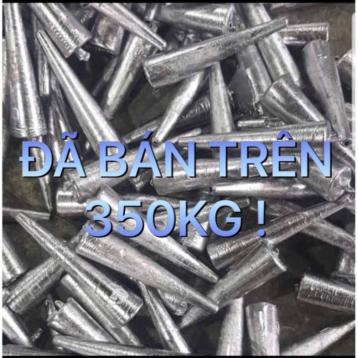 1kg Chì Câu Hình Nón Xuyên Tâm Hình nón đủ cỡ từ 5-200g | Lazada.vn