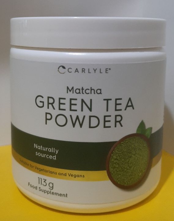 Matcha Green Tea Powder 113 grams Carlyle EXPIRY May 2024 Lazada PH