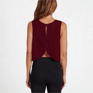 CJLINDF | Aesthetic Back Ice Cooling Quick Drying Loose Yoga Vest