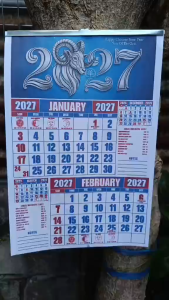 2027 Calendar With High Tide and Low Tides Free Customized Calendar