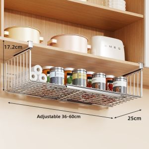 XUNHUAI | Hanging Storage Shelf Kitchen Cabinet Under Rack