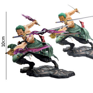 Bandai | One Piece 10Cm GK Roronoa Zoro Anime PVC Figure Collectible Statue Display Model Desk Decor Ornament Gift