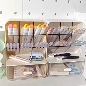 【Hàng tồn kho】Hộp đựng bút đa năng nghiêng 45° - Giá để đồ dùng học tập - Dụng cụ sắp xếp bàn làm việc