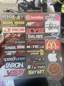 STIKER PACK KATA KATA DISTRO / STIKER PACK RACING / STIKER PACK TERLARIS