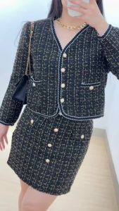 6231 Rubby Tweed Mini Skirt | Rok Tweed Korean Style