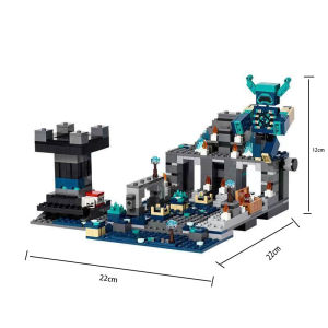 852pcs Model My World Game The Deep Dark Battle Ancient City 21246 Knight Sound Guard Building Blocks For Children gifts Toys