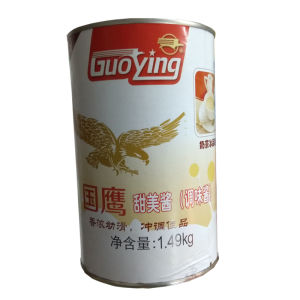 Sweet Milk Sauce Barbecue Seasoning Grain Dessert Milk Tea Hainan 1490g Canned Sweet Sauce Barbecue Condiment Grain Snack