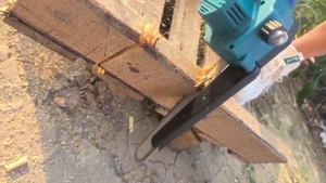 NEW COD Taffware Gergaji Mesin Senso Pemotong Kayu 8 Inch Cordless Chainsaw 21V Elektrik Portable