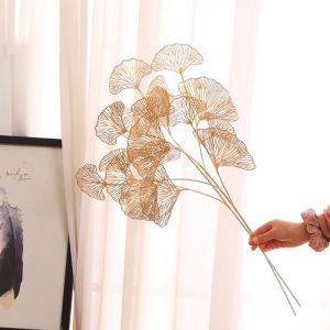 Cành lá rẻ quạt trang trí 9 lá dài 70cm decor siêu đẹp