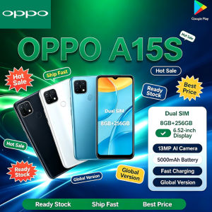OPPO | OPPO A15s Smartphone CPH2179 6.52 HD Display Triple Rear Camera Dual SIM 4G Long Standby Budget Phone