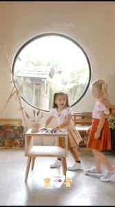 Libby Kazumi Top Pita Anak 9 Bulan - 6 Tahun Collar Blouse Pita Motif Bunga Atasan Anak Perempuan