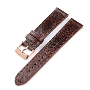 Handmade Raystray Ostrich Foot Leather Watchband 18 19 20 22MM Black Brown Ostrich Skin Suitable for Mens Water Ghost Watches
