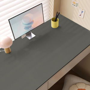 Black Matte Finish Waterproof Oil-Proof Luxury Desk Mat
