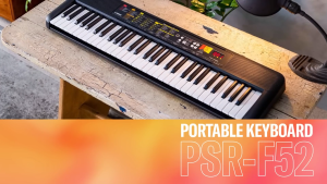 Yamaha PSR-F52 61 Keys Portable Keyboard Package A (PSRF52 / PSR F52)