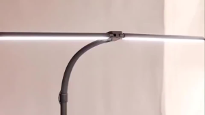 Powdeom 80CM LED Desk Lamp 24W Study Lamp Dimmable Double Head Desk Light Table Light For Study Gaming Work