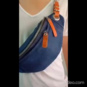 เสื้อคาดเอวยีนส์แนววิจเทล หนัง กระเป๋า กระเป๋าคาดเอวยีนส์แนววิจเทลอะไหล่