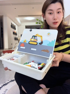 Montessori Early Education Toys Magnets Building Blocks 3D Puzzle Educational Tools for 3-6 Years Old Children Montessori