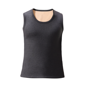 MiiOW | Mens Warm Fleece Lined Thickened Vest Catman Brand Inner Wear Base Layer Shirt Winter Cold Resistance Thermal Underwear