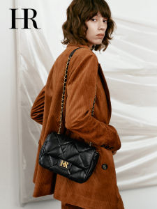 กระเป๋าสะพายไหล่หนังแท้ HR กระเป๋าสะพายข้างสุดหรูสำหรับผู้หญิง กระเป๋าสะพายข้างแบบหนังแท้ 2025 กระเป๋าสะพายข้างสไตล์แฟชั่นสุดหรู