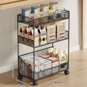 Multi-Tier Kitchen & Snack Storage Rack Tabletop Floor Standing
