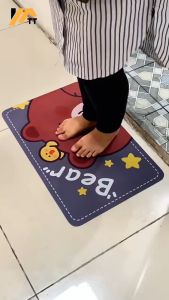 YATT Keset Kamar Mandi / Kamar Tidur / Ruang Tamu DIATOMITE UK 40x60CM Anti Slip Nyerap Air